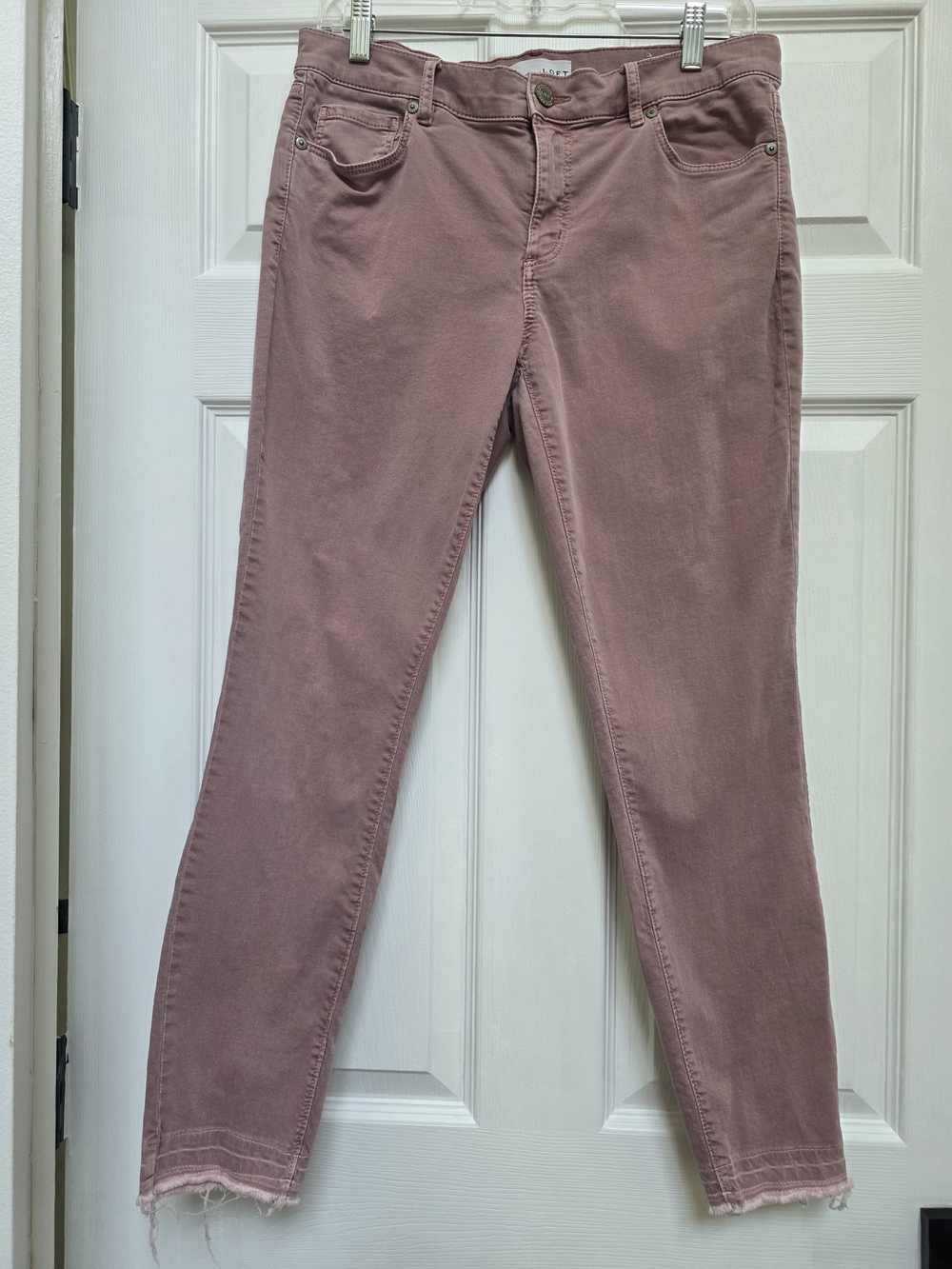 LOFT Mauve Skinny Jeans